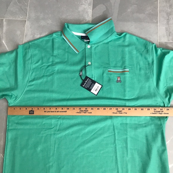Psycho Bunny by Robert Godley Men Big and Tall Binfield Polo Shirt Florida 2XLT - Picture 13 of 13
